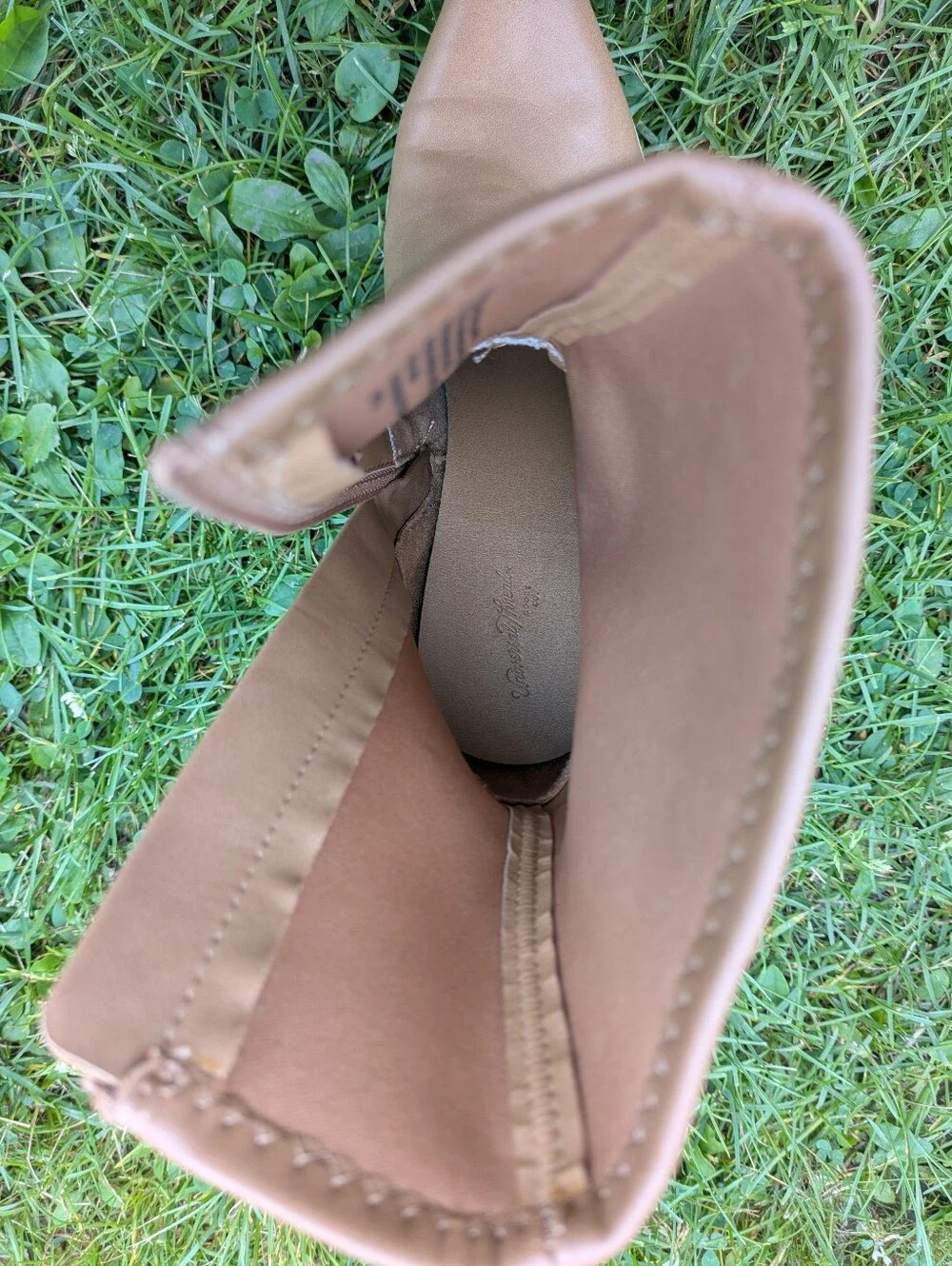 Universal Thread Tall Ankle Boot In Tan